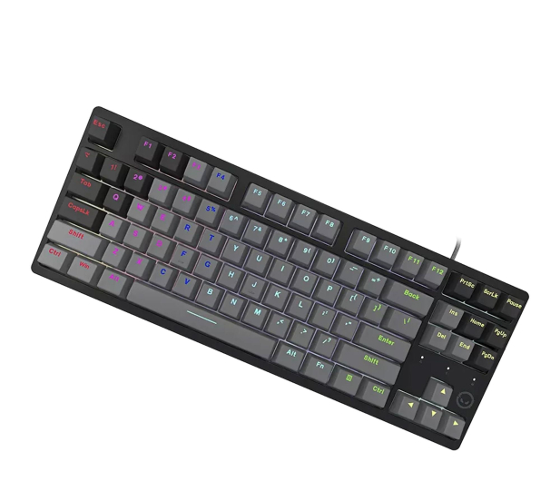 Lorgar Azar 514TKL RGB Czarna LRG-GK514TKL-BK-US - 1326964 - zdjęcie 3